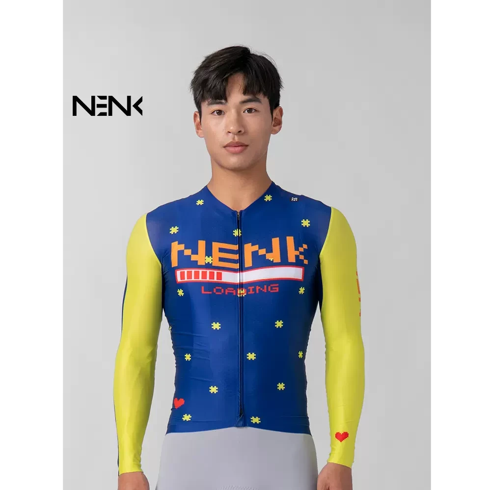 NENK男款长袖公路车骑行服夏季速干透气骑行长袖自行车服PRO24-19