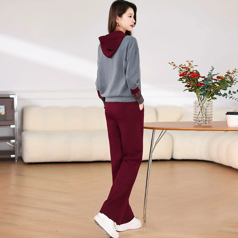一整套入秋穿搭休闲运动套装裤2025新款女早秋季减龄洋气时尚气质
