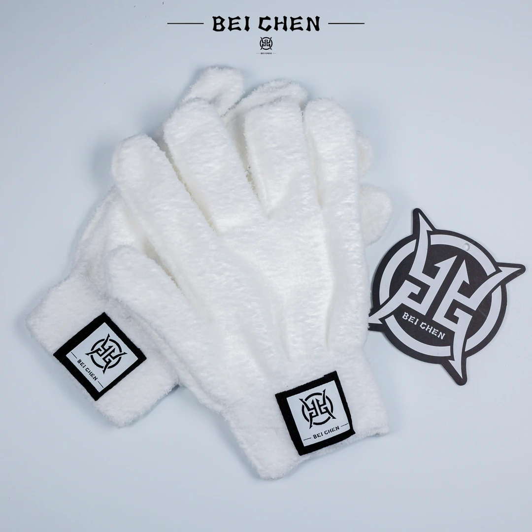 新款【北臣出品】新款短万绒手套文玩专用短万毛所有文玩通用手套