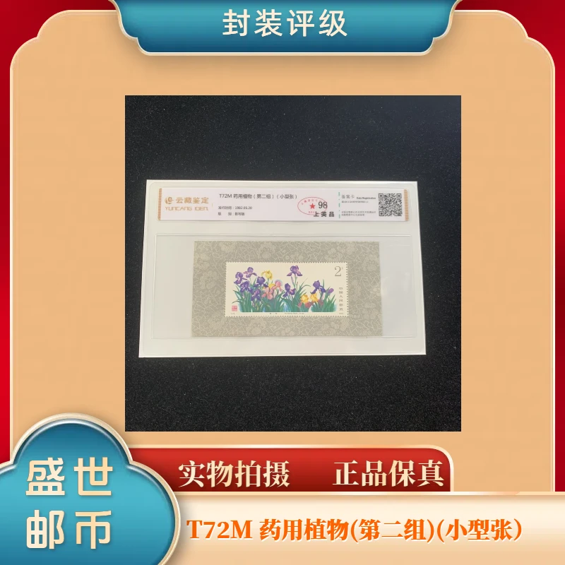 1982年 T72M药用植物 第二组 小型张 邮票