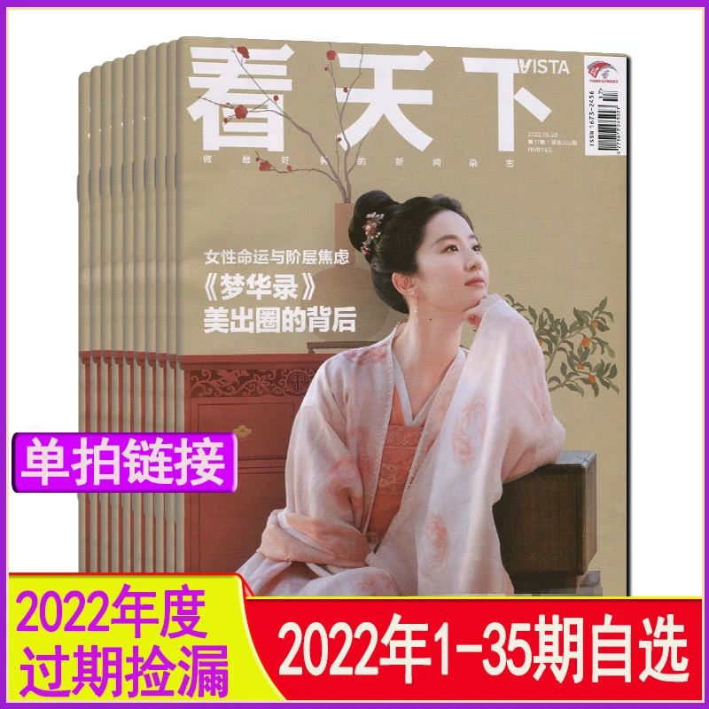 VISTA看天下杂志2022年第1-35期自选非2023过刊人物新闻2024清仓