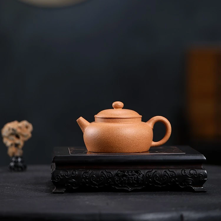 黄金段精工半手柿圆壶