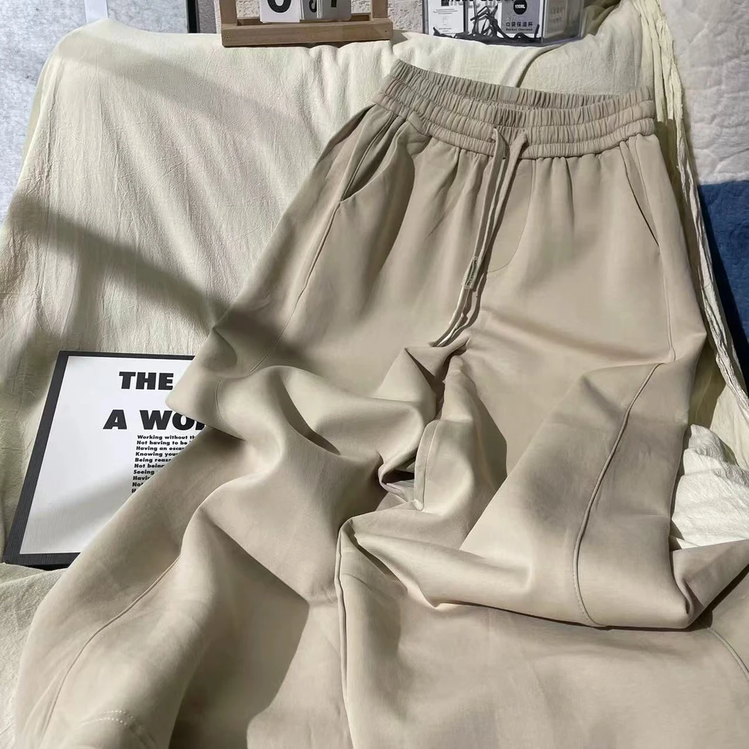 【 雨•美 推荐 】9021复古休闲百搭抽绳卫裤