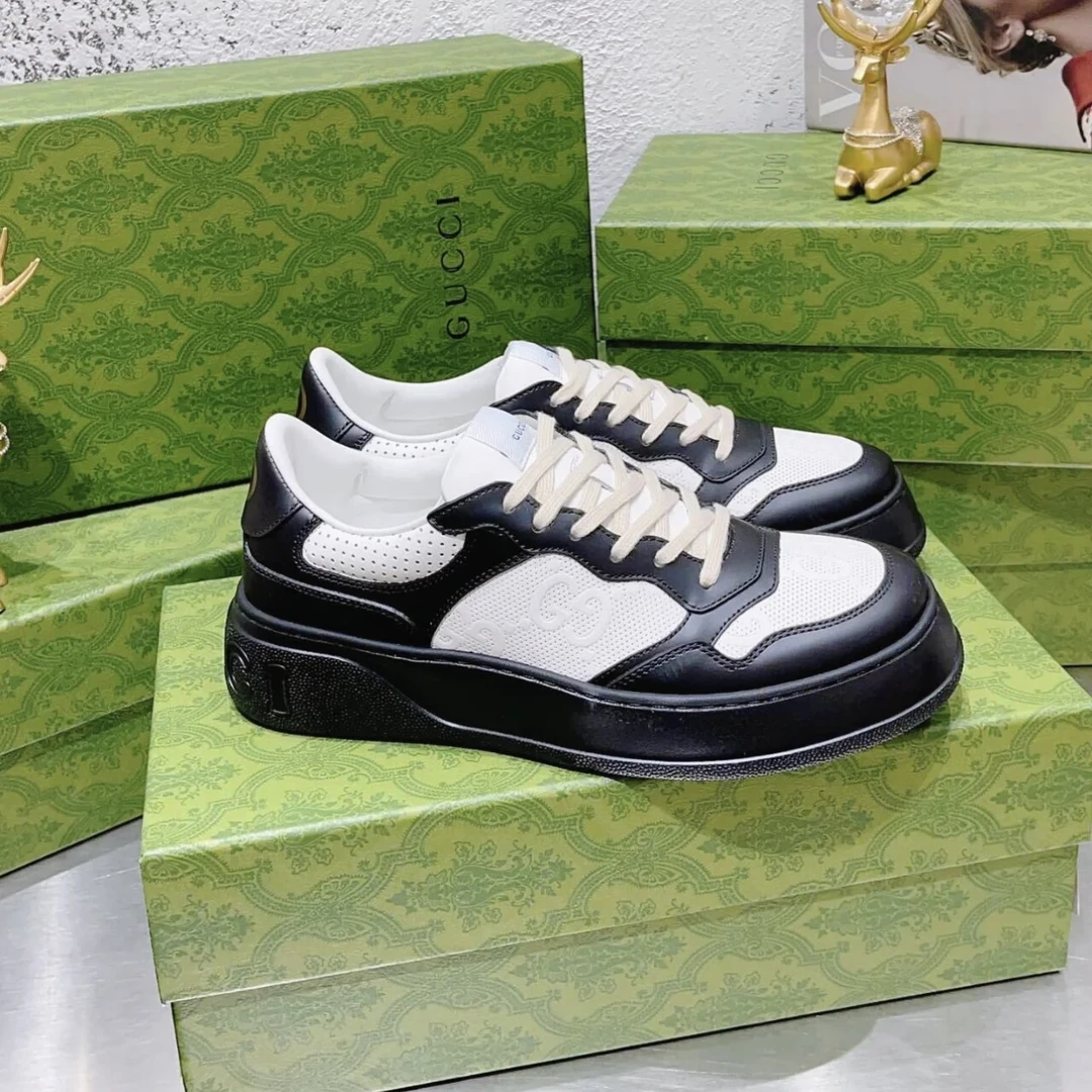 未使用 GUCCI/古驰 20591306带盒Gucci古驰黑白饼干