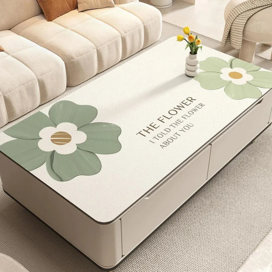 茶几桌布轻奢感客厅家用茶几垫防油防水免洗桌面保护垫餐桌垫