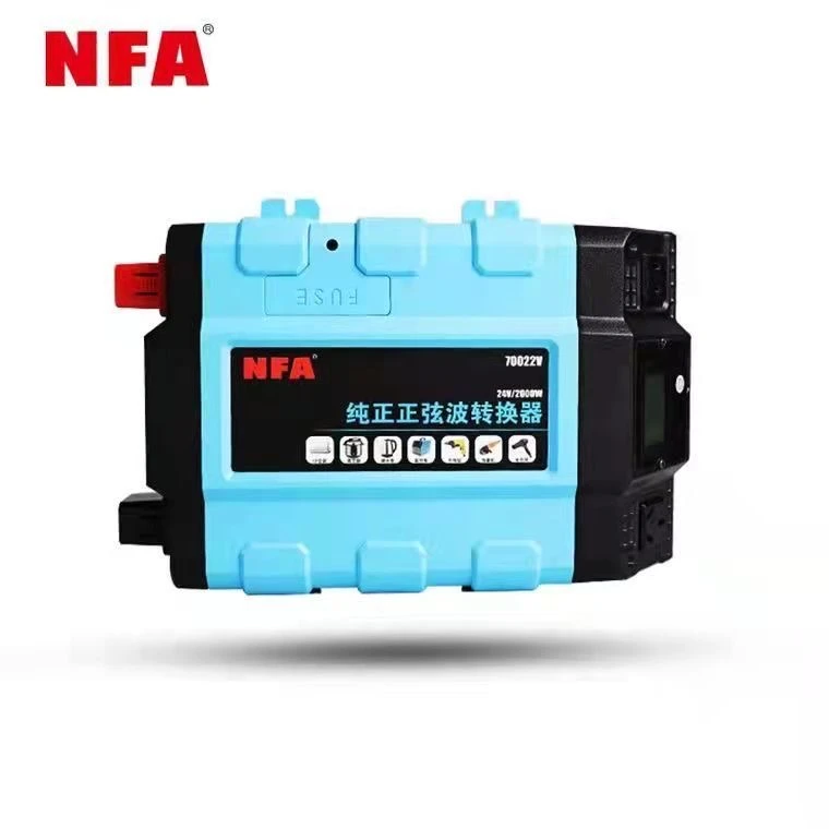 NFA纽福克斯逆变器货车24V转220V2000W正弦波大功率转换器户外