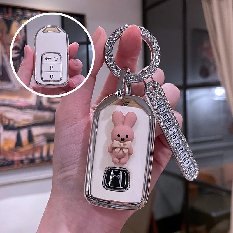 适用本田雅阁钥匙套十代思域XRV享域缤智车皓影凌派CRV型格11扣女