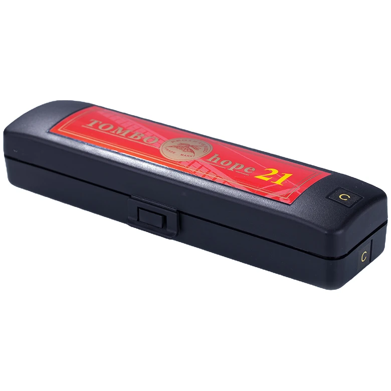 TOMBO/通宝百年老品牌初学21孔经典通宝6621复音口琴吹奏乐器