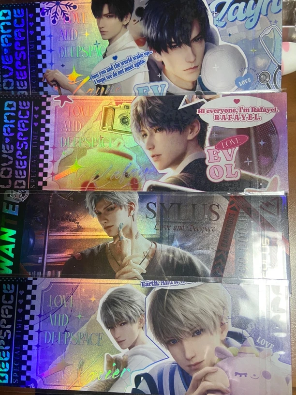 恋与深空镭射卡.沈星回黎深祁煜秦彻周边高颜值镭射票