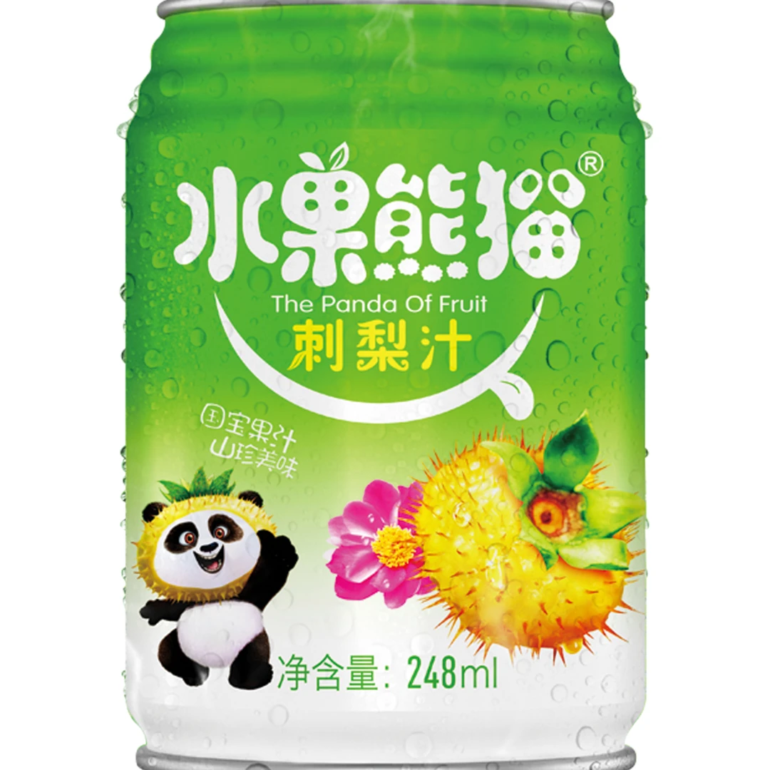 水果熊猫刺梨汁（248ml*12罐）营养天然