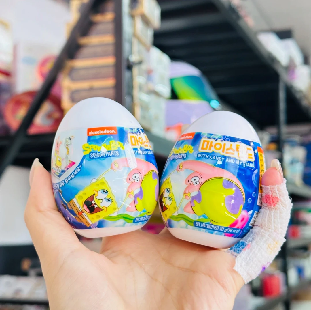 韩版 海绵宝宝 限定立牌 扭蛋盲盒 收藏卡牌(代拆)