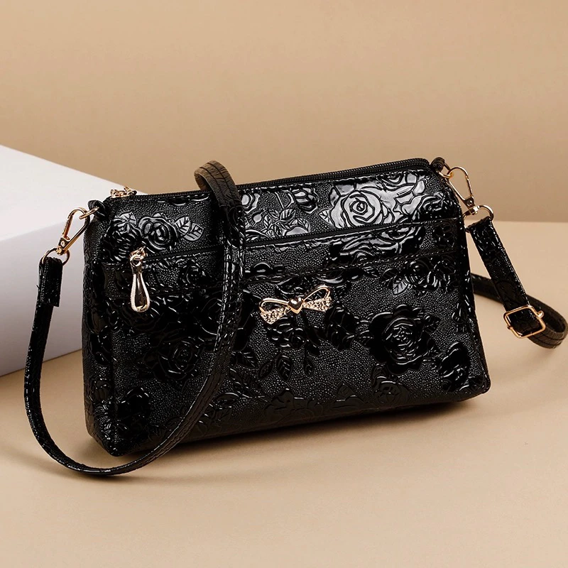 包包女2024新款中年妈妈斜挎包女士大容量婆婆包大容量手机零钱包