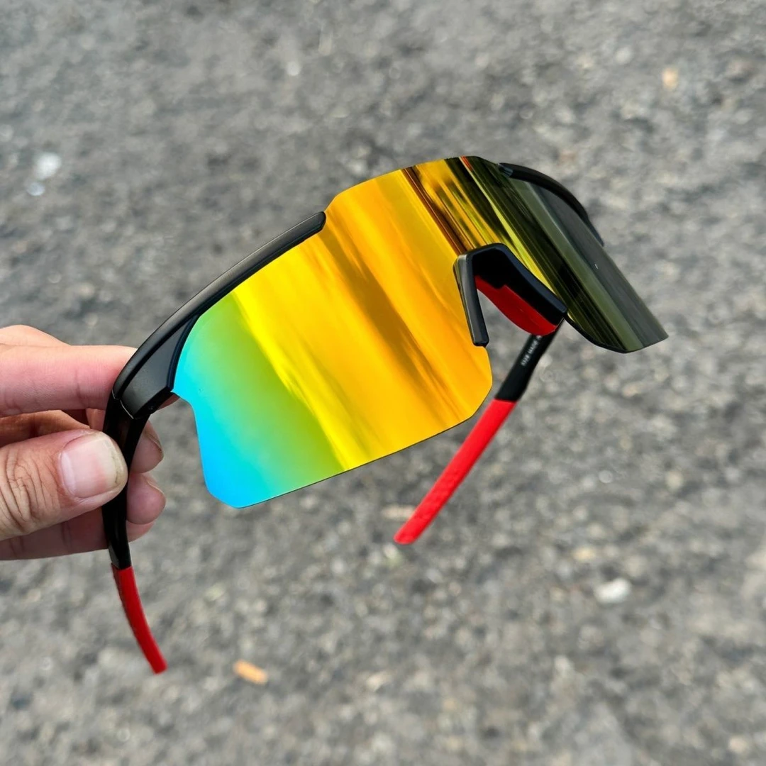 新款炫彩户外跑步骑行眼镜挡风透明滑雪防风镜墨镜太阳镜防紫外线