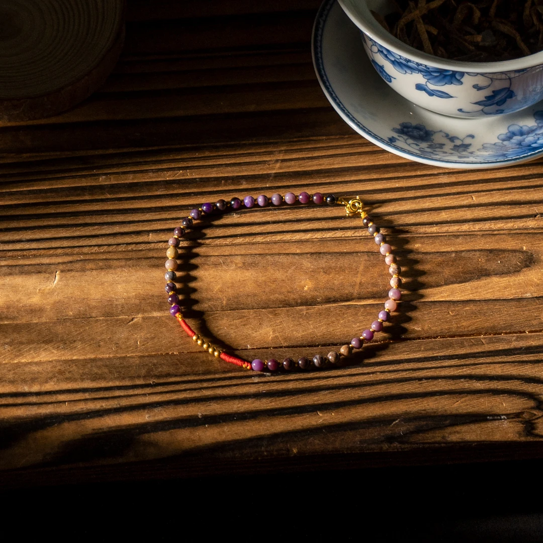 世间臻宝-云梦|18K金舒俱来圆珠3mm+脚链/多样性发/P5805/0/