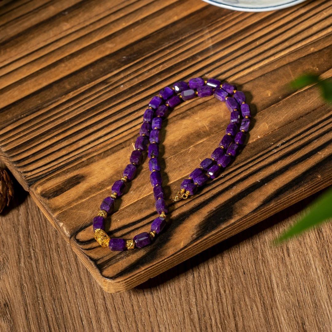 折梨|18K金帝王紫舒俱来45cm项链/多样性发/P5108/0