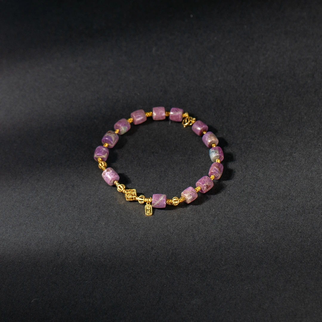 樱花粉舒俱来DIY手链/6mm+-/多样性发/P3458/18/孤