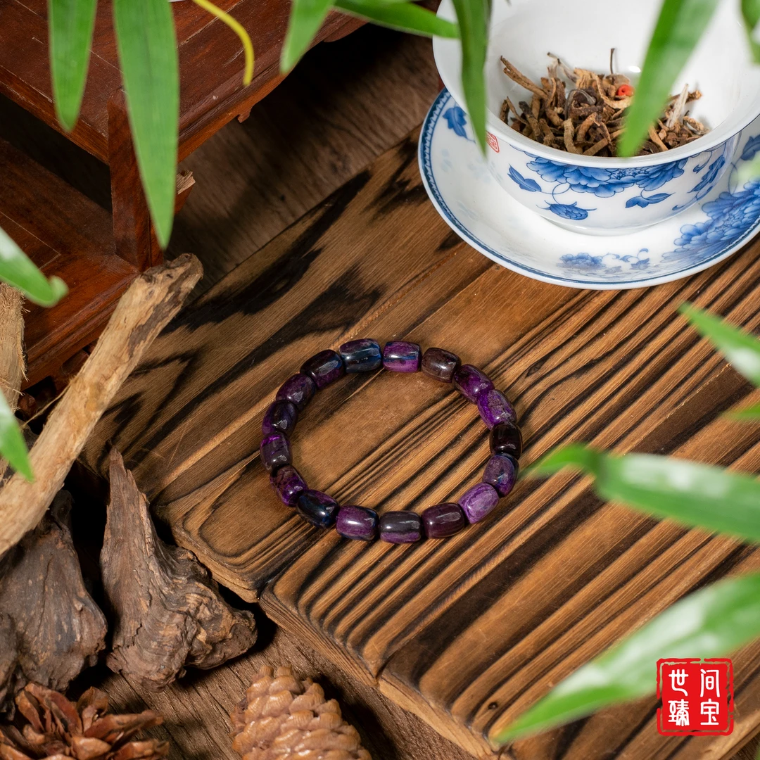 世间臻宝-安羽丨老料舒俱来大桶珠手串/多样性发/P3915/