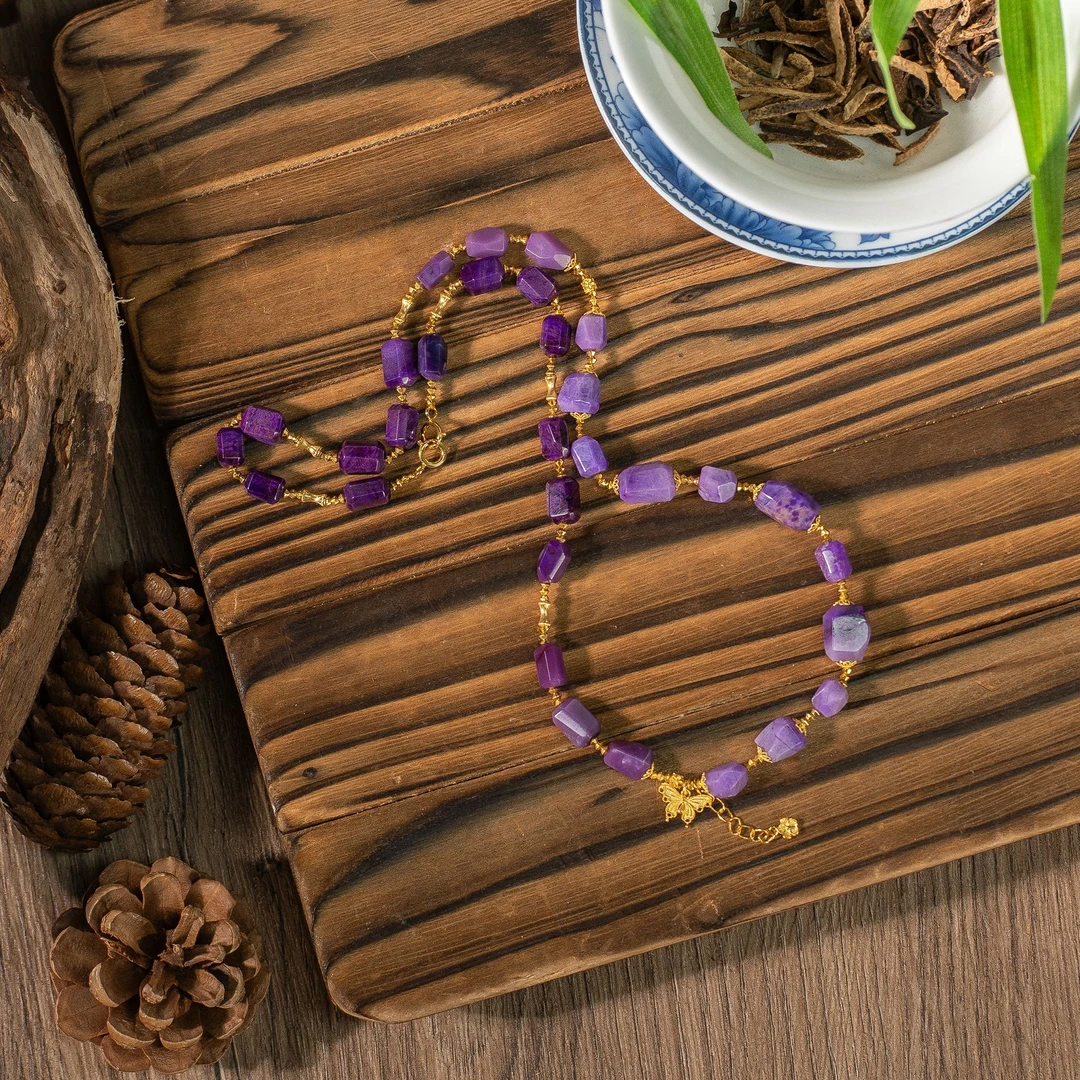 18K金全玉化舒俱来项链/45cm/多样性发/P5201/孤