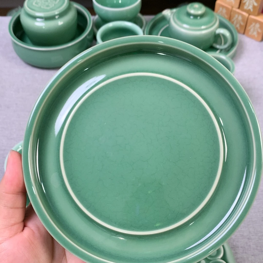 【闪购商品】小*龙泉青瓷茶具壶承