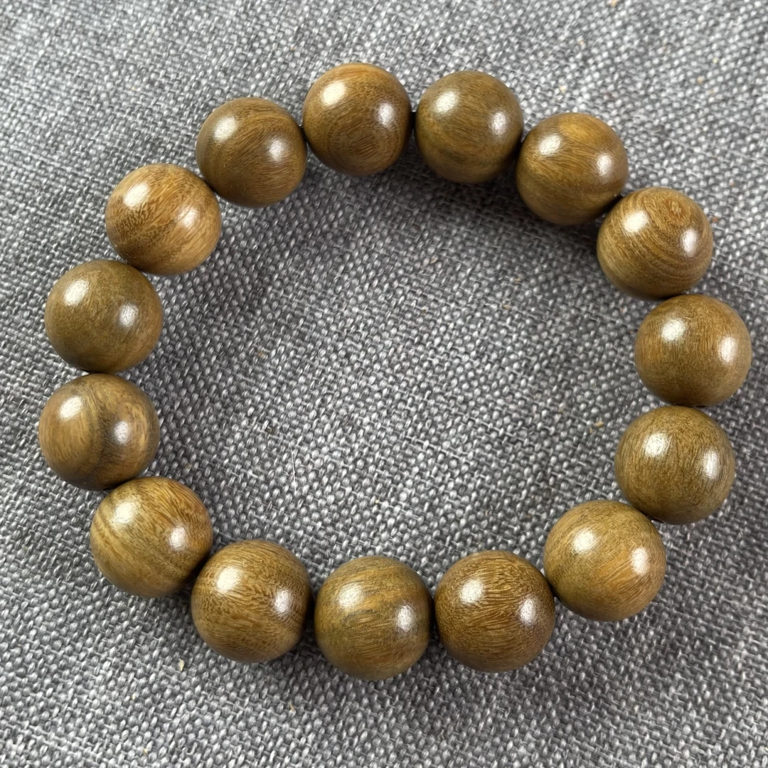 绿檀圆珠1.5单圈手串（多样性发货）