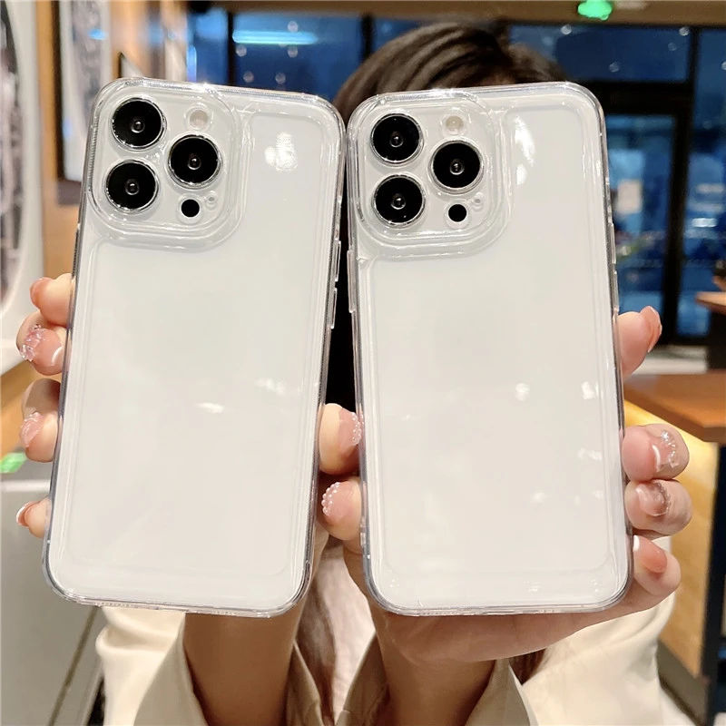 苹果13Pro手机壳透明iphone11/12/13全包适用XR硅胶XSMAX防摔7/8P