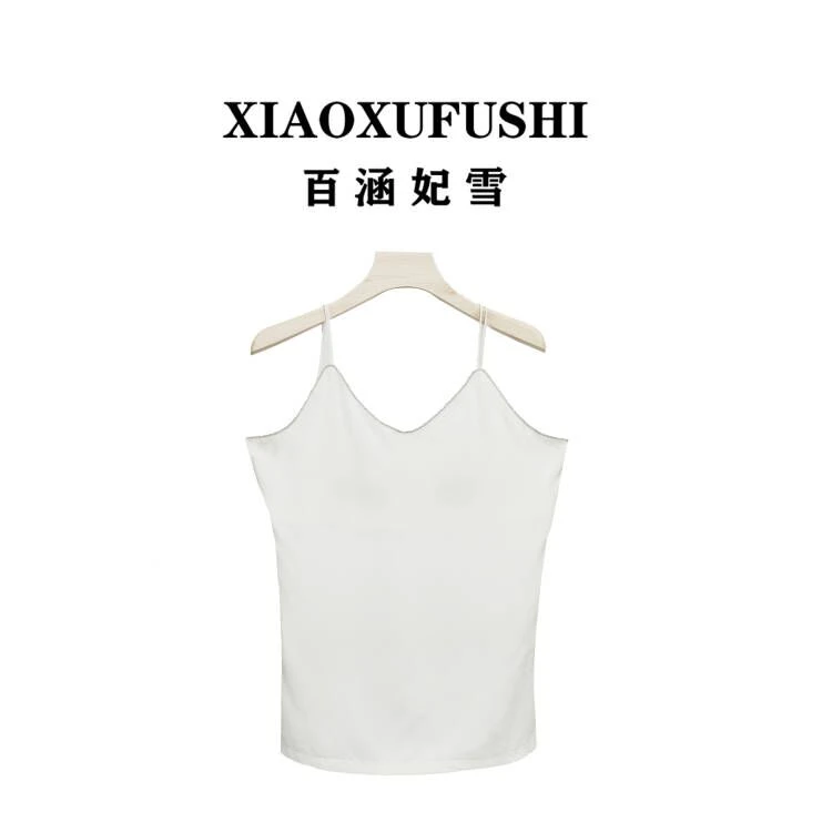 时尚带钻外穿吊带 背心美背无袖上衣百搭短袖烫钻打底衫显瘦 女装