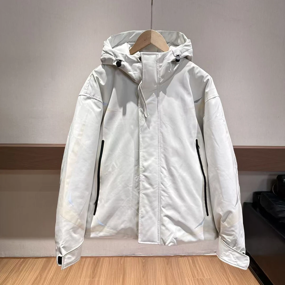 灌 压胶拉链羽绒服连帽冬季保暖 2110E DM24F202