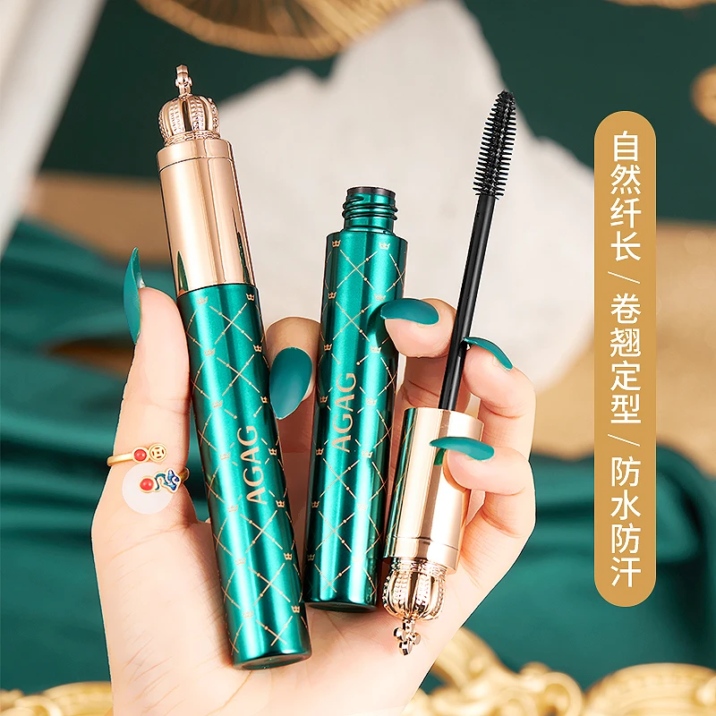 AGAG纤长睫毛膏初学者新手不晕染浓密卷翘防水防汗根根分明睫毛精