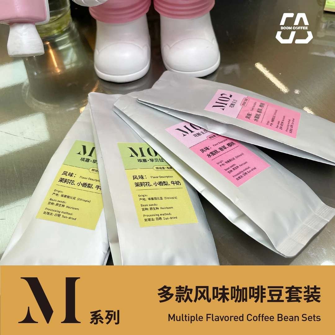 BOOM咖啡豆旅行装-soe精品豆-120克到手2种口味