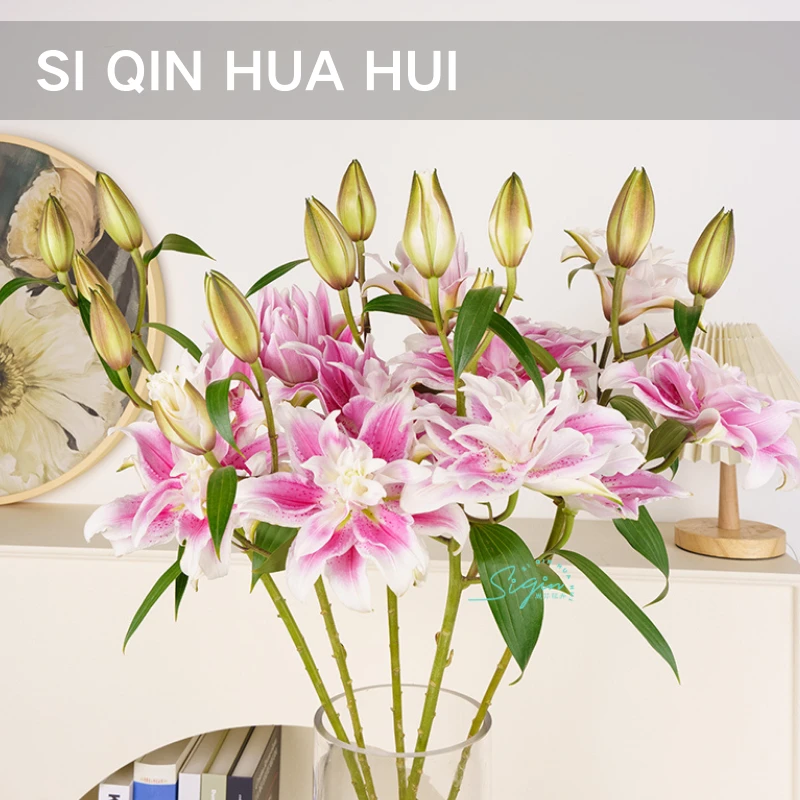 【思芹花卉|伊莎贝拉重瓣百合】百合花中皇后云南鲜花顺丰冷链包邮