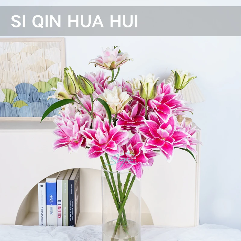 【思芹花卉|火星之恋重瓣百合】A级香味清淡瓶插期长顺丰空运包邮