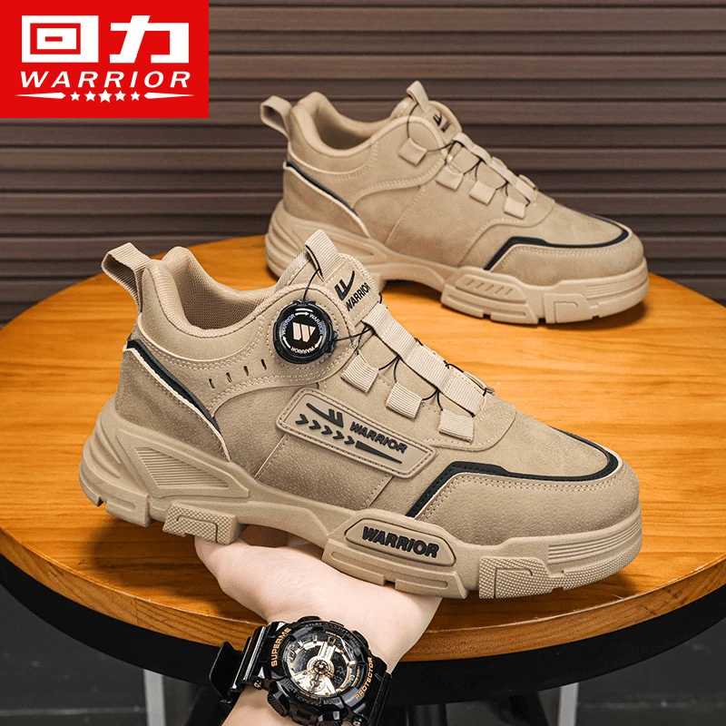 回力男鞋2025时尚新款透气休闲鞋百搭时尚潮流马丁靴男士户外潮鞋