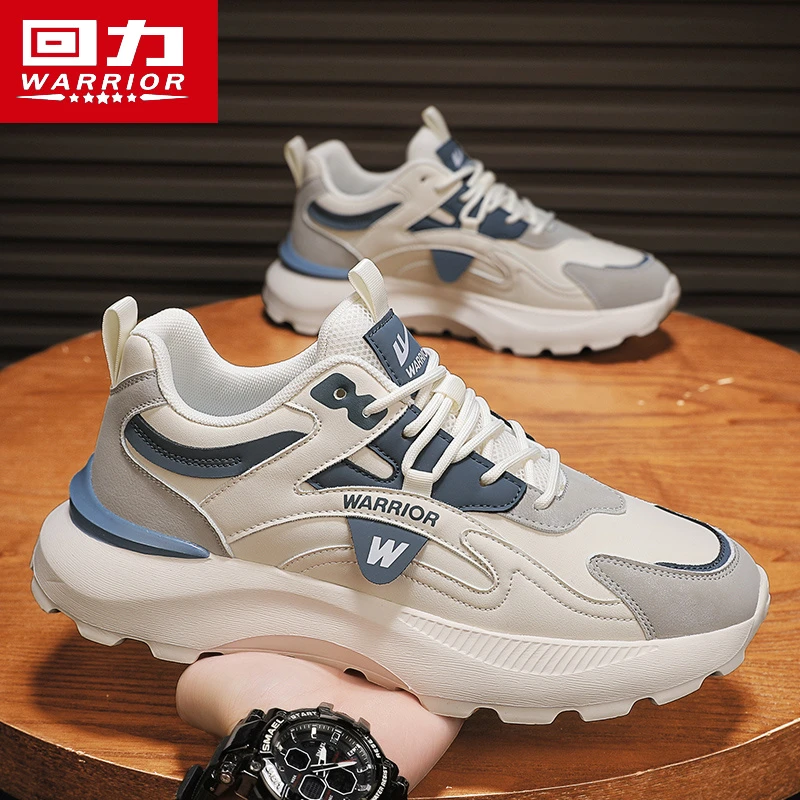 回力超轻运动鞋子男款爆款2025新款青少年跑步潮鞋厚底休闲老爹鞋