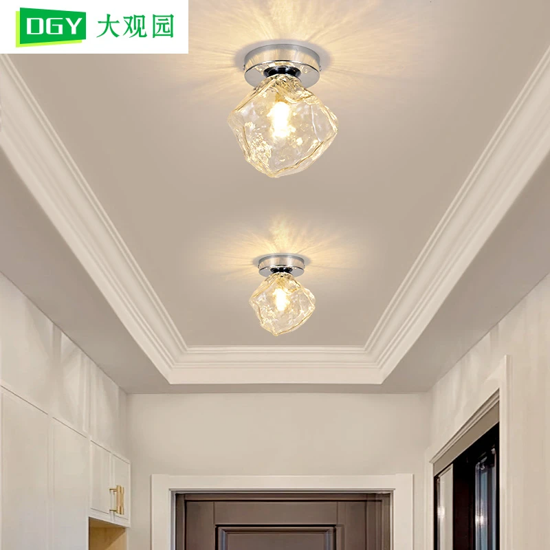 大观园过道灯走廊灯创意简约衣帽间玄关入户灯新款阳台灯吸顶灯具