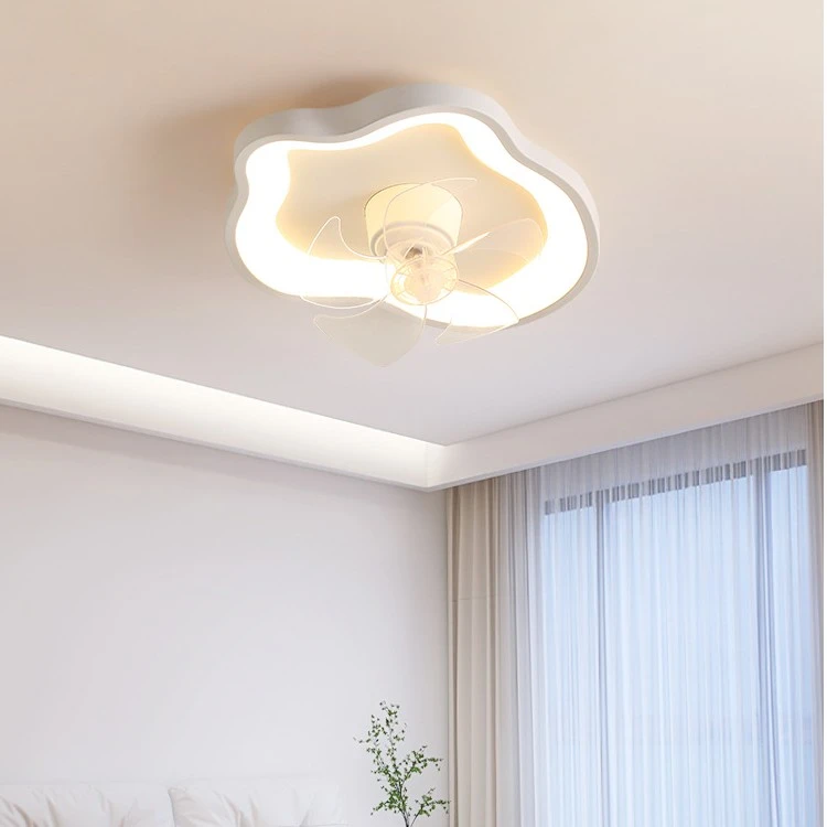 大观园风扇灯遥控吸顶灯智能摇头餐厅灯家用极简护眼卧室灯具I263