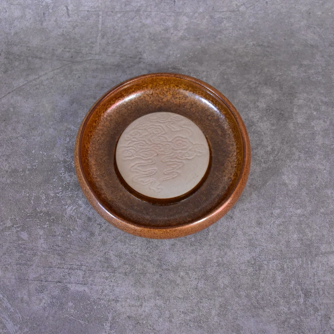 复古手作-金玉满堂系列-祥云壶承