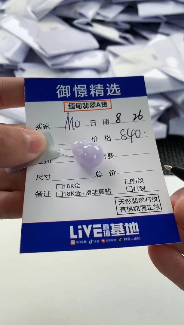 【闪购商品】翡翠颈饰未镶嵌13