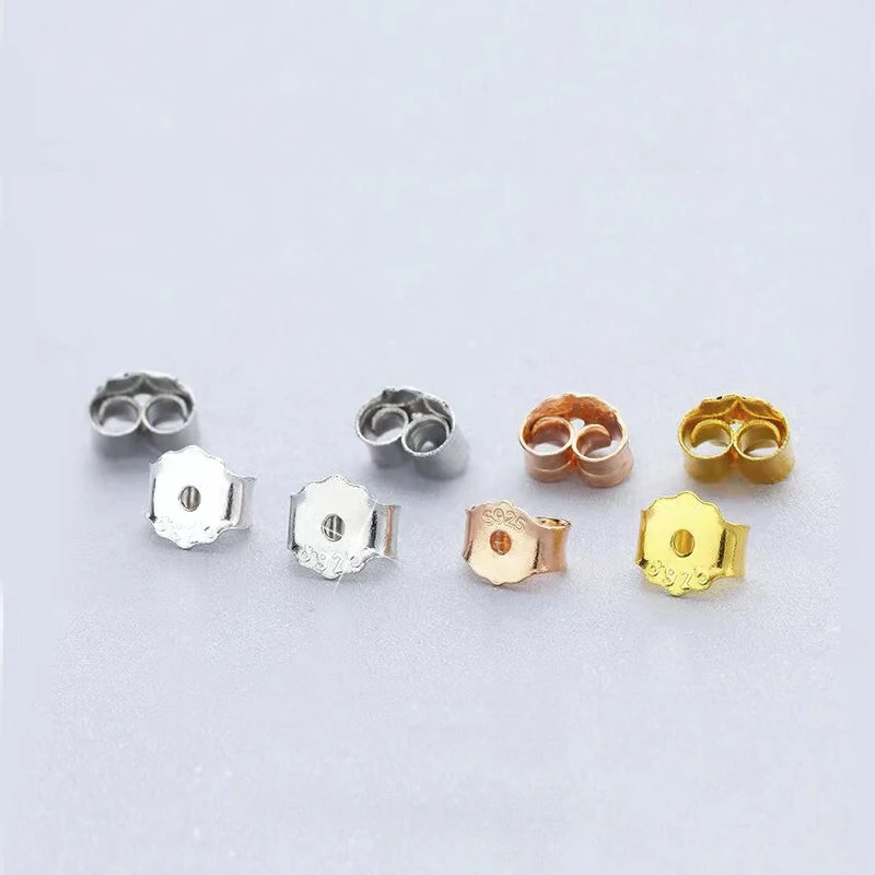 925银银制品 s925纯银银耳堵精美银耳塞饰品配件养耳洞耳饰配件女