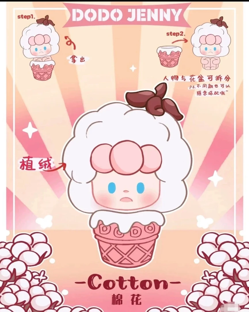 【拆盒】DODO  PLANT 一起种植吧系列潮流盲盒手办摆件