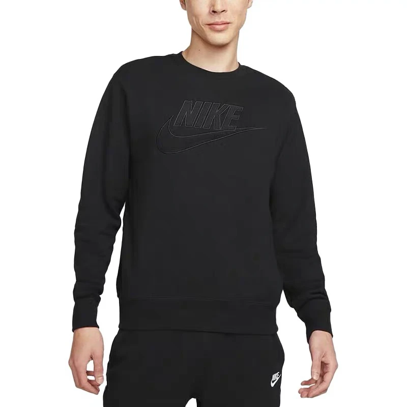 Nike/耐克百搭简约春秋男子卫衣圆领针织毛圈上衣DQ4584-010