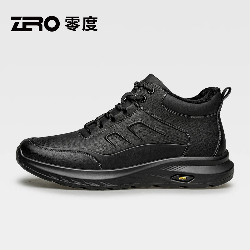ZRO零度【舒适暖行户外】休闲保暖秋冬男靴子加绒高帮百搭潮鞋9218