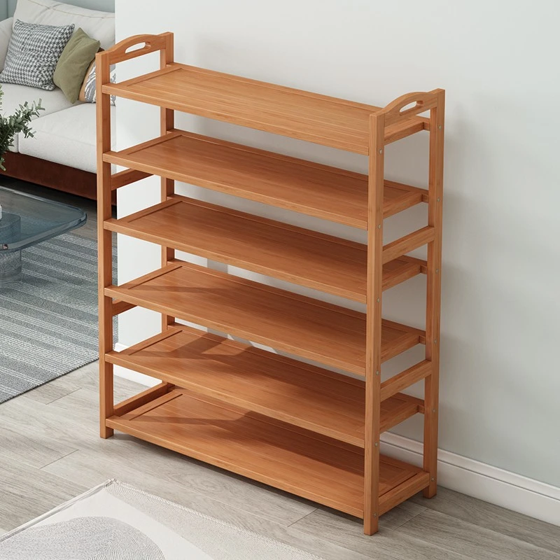 楠竹鞋架子简易多层鞋柜防尘家用门口经济型收纳宿舍放走廊置物架