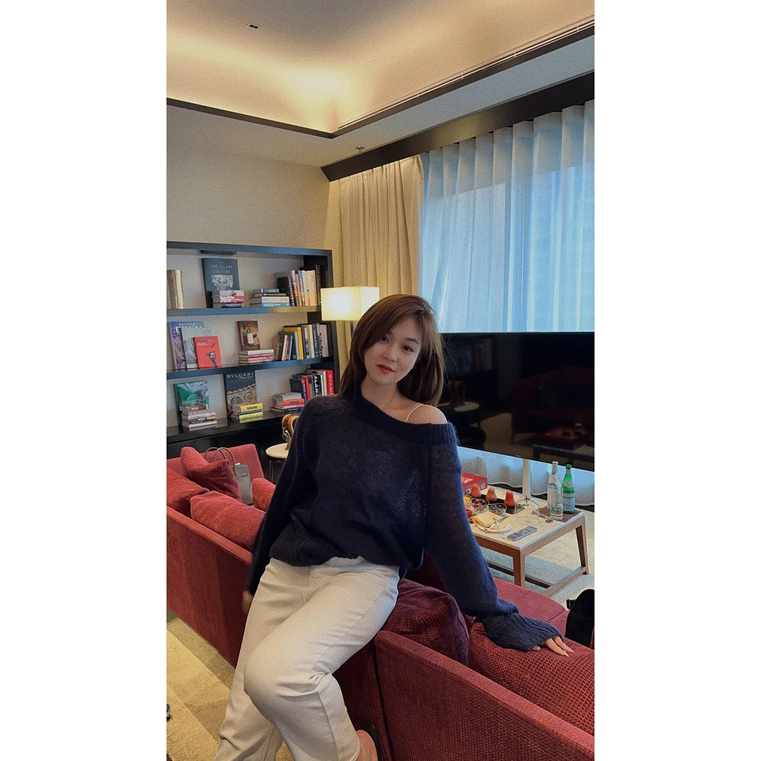 OSENSO“猫薄荷”早秋上衣显瘦时尚小众套头马海毛针织衫ZZ230712