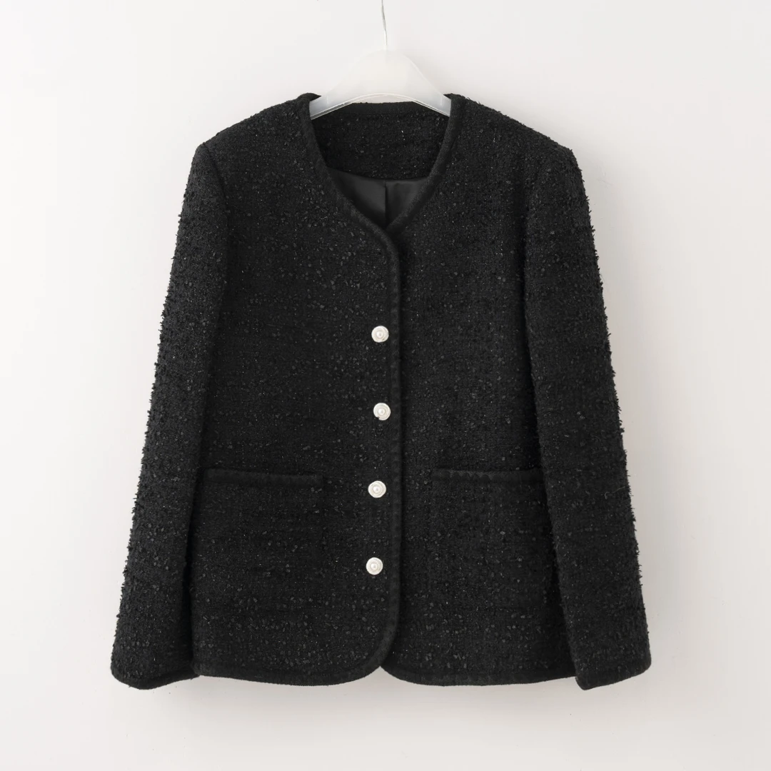 【特价-占单者限购】Q1630 高品质小香风版型羊毛外套保暖又修身