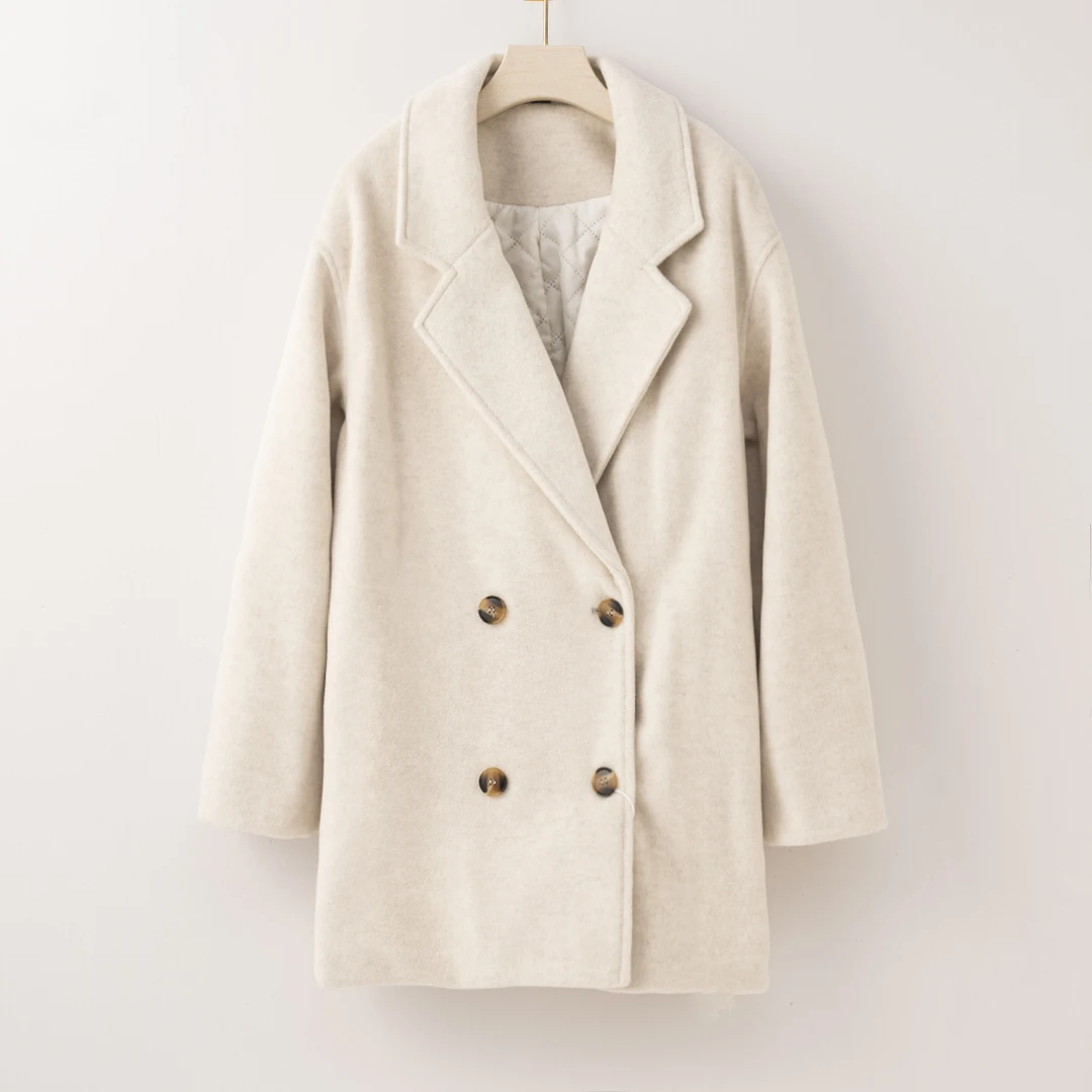 Q2003秋冬新款气质美拉德系列时尚大嫂范韩系外套上衣