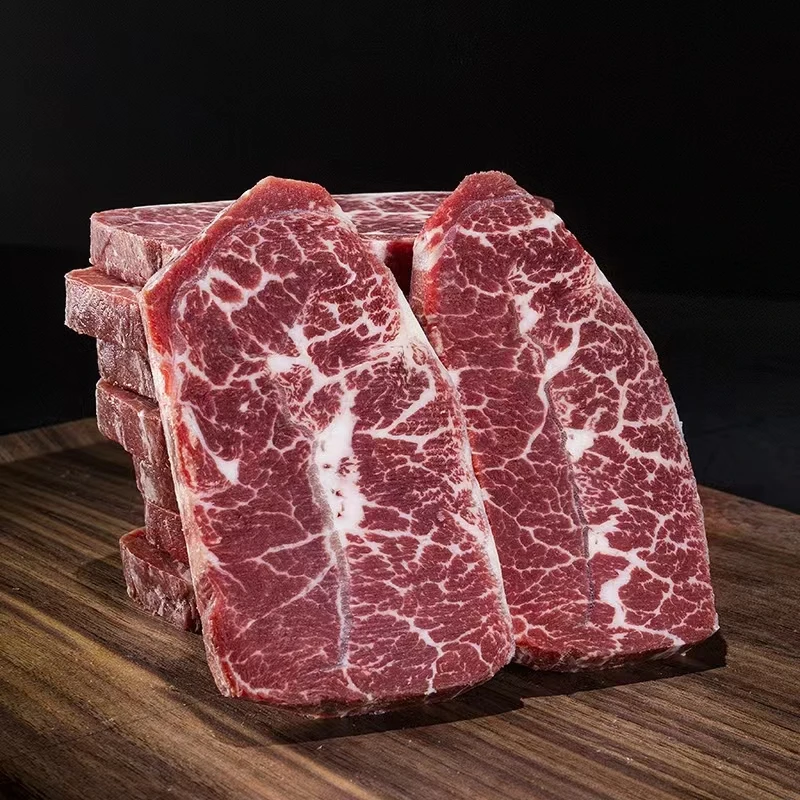 澳洲和牛M9雪花板腱牛排1000g原切加工鲜美健康细腻西餐厅