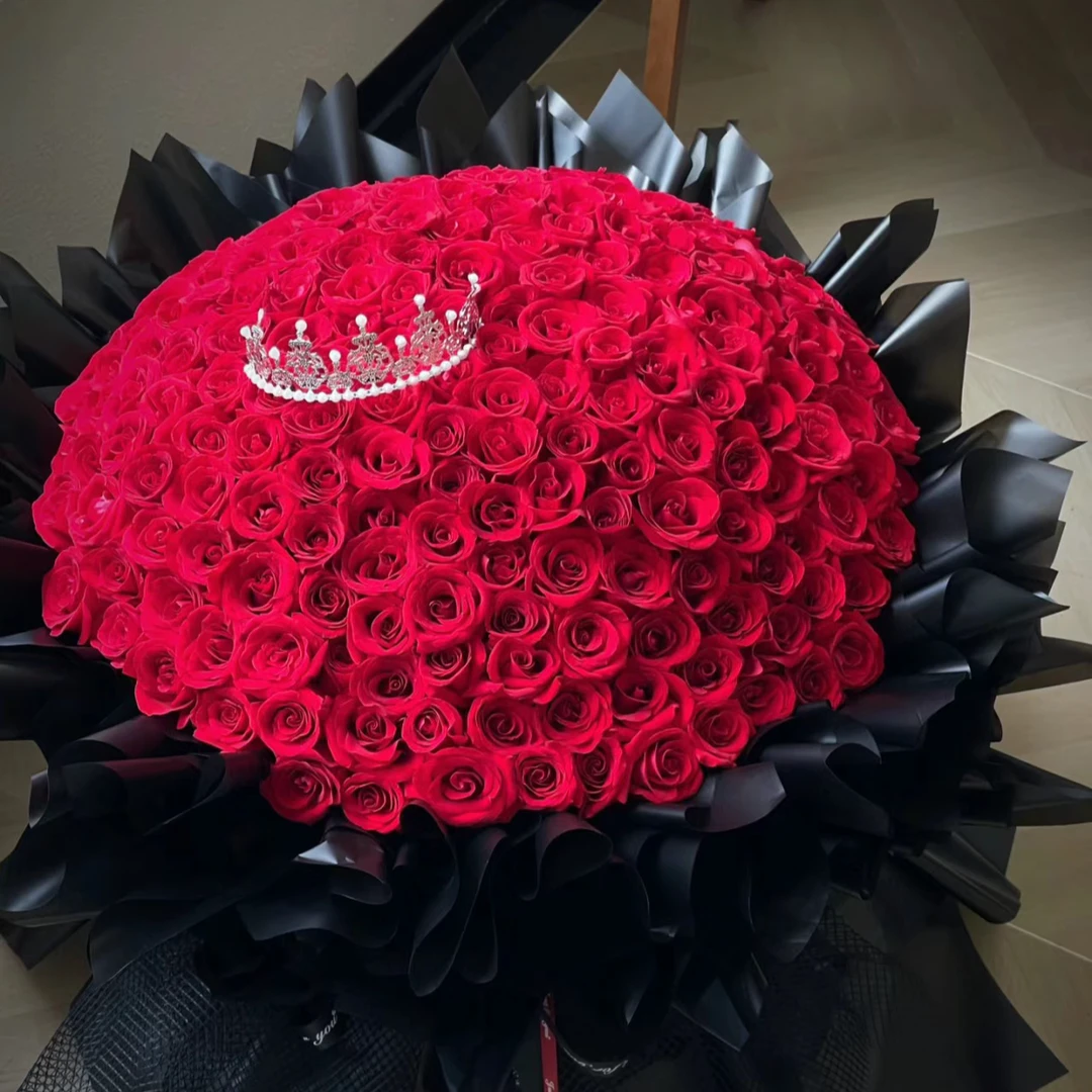 【绝了，奢华壕礼❤心里话】199朵玫瑰送老婆女朋友表白约会纪念生日惊喜礼物鲜花花束小时达同城配送