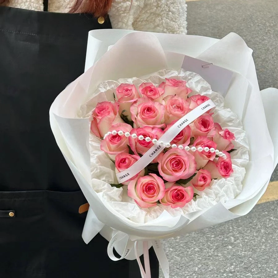 【爱恋】19朵艾莎玫瑰鲜花送女友闺蜜朋友表白约会告白纪念日生日惊喜礼物浪漫鲜花花束小时达同城配送