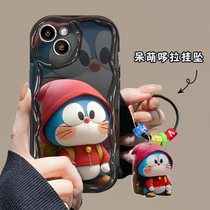 可爱哆啦苹果13华为/vivo/oppo/小米iPhone14promax小众手机壳