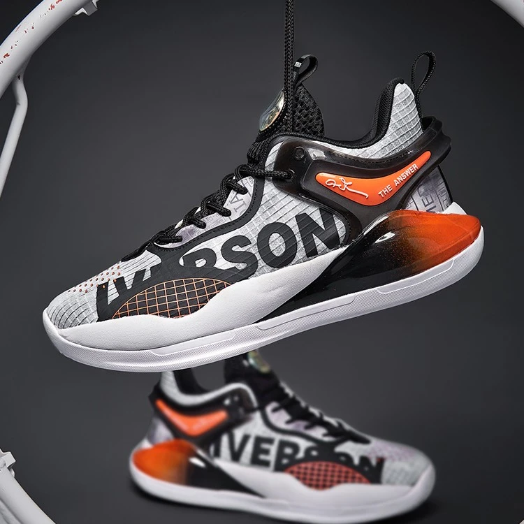 Iverson/艾弗森街头实战篮球鞋潮鞋减震防滑耐磨跑步网面运动休闲